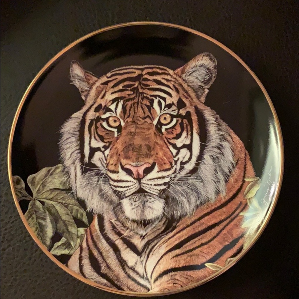 Royal Daulton tiger plate